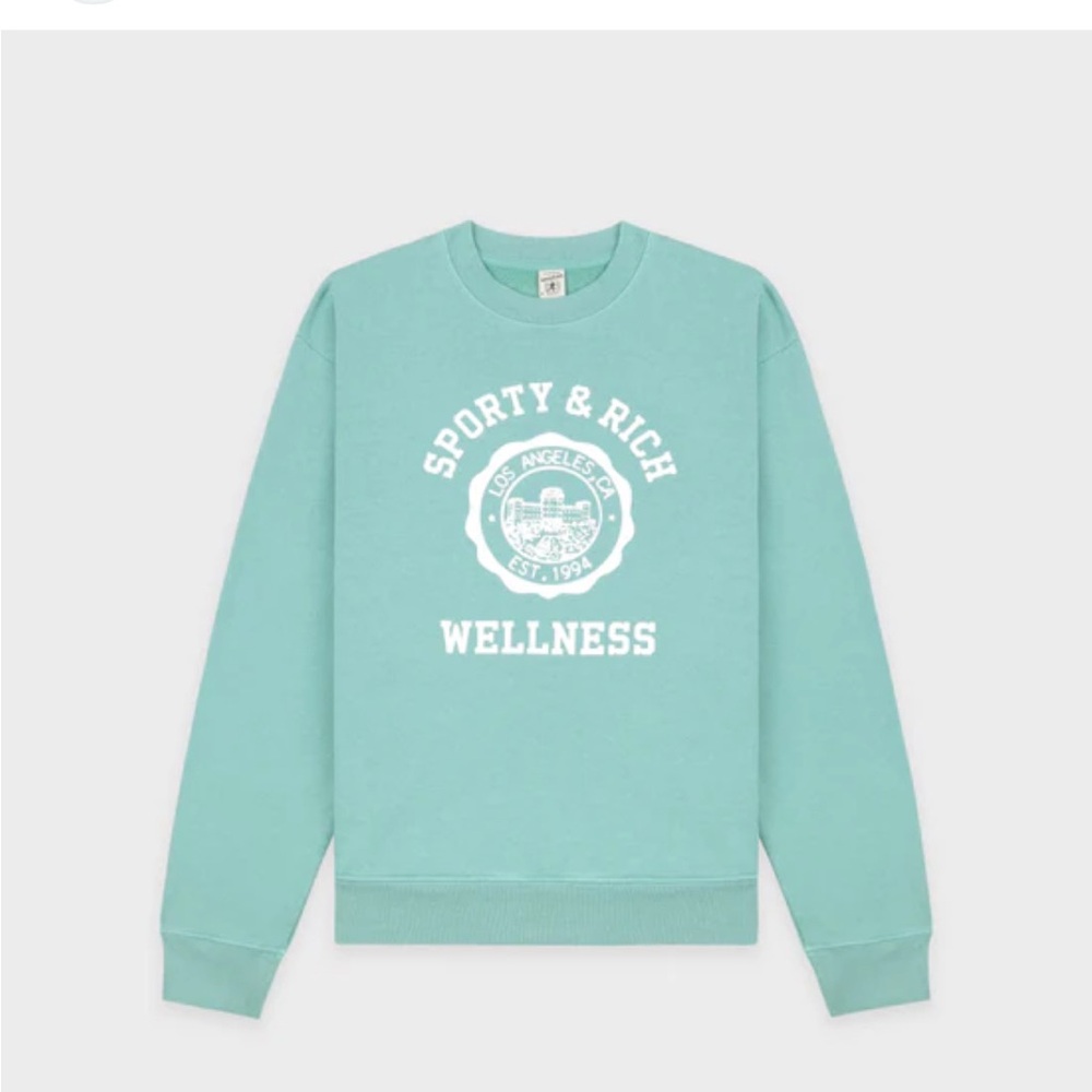 Sporty & Rich Aquamarine Sweatshirt